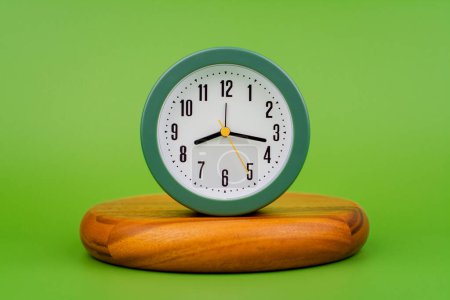 Photo for Modern alarm clock ticking, standing still time, time concept, time photography in studio. - Royalty Free Image
