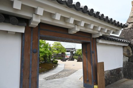 Visite guidée du château japonais. 'Kiyosu Castle 'Situé dans la ville de Kiyosu, préfecture d'Aichi. Le château a été le point de départ de l'unification du Japon par Oda Nobunaga.