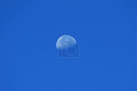 Photo for The face of the moon. Background material of the phases of the moon. - Royalty Free Image