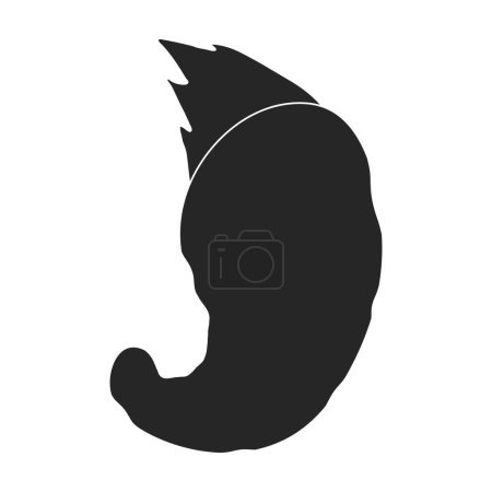 Illustration for Plankton vector icon.Black vector logo isolated on white background plankton. - Royalty Free Image