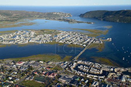 Photo for Knysna aerial photo - Garden Route, South Africa - Royalty Free Image