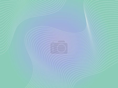 Gradient background, abstract pale colored flowing wavy lines.