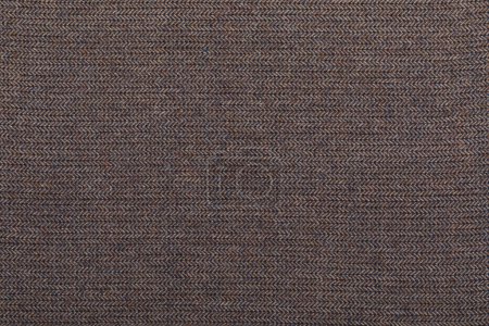 Photo for Brown woolen suit fabric woven in a herringbone pattern textured background - Royalty Free Image