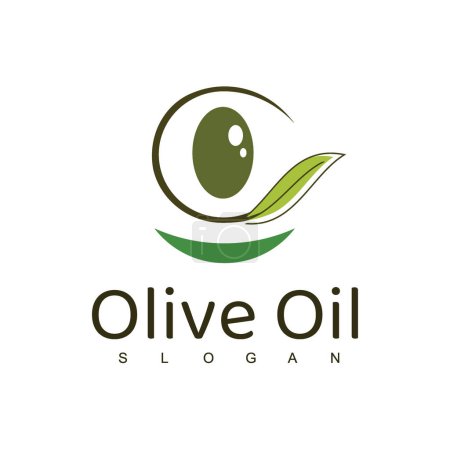 Olive Oil Logo Design Template