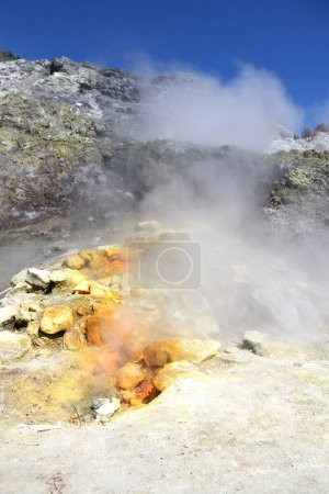 Photo for View of Solfatara volcano in Italy - Royalty Free Image