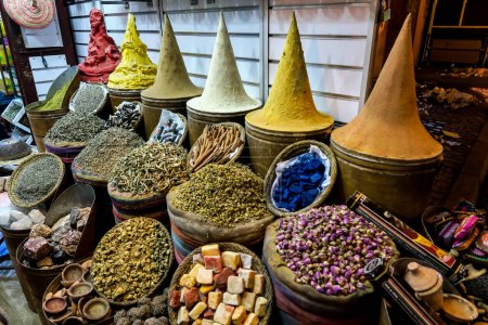 spices at market in India