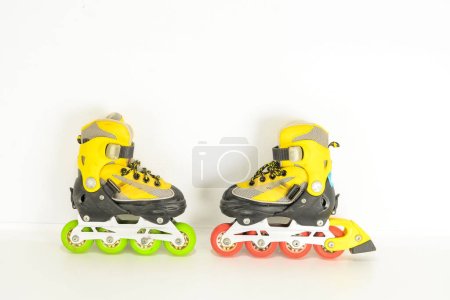 Inline vintage roller skating boots