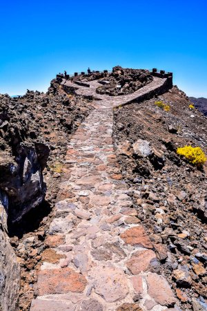 Photo of a Valley in the Canary Islands Roque los Muchachos
