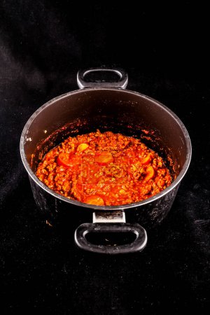 Photo picture of the classic Italian style tomato sauce