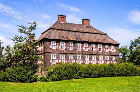 Ancien château européen en Westfalia Allemagne