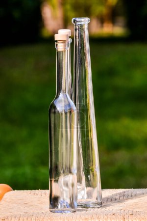 Foto-Bild von Vintage Old Fashioned Glasflasche