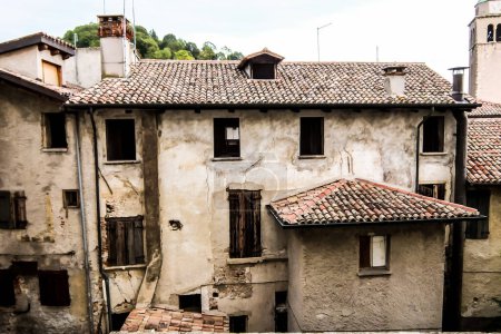 Blick auf Asolo in der Provinz Treviso Veneto Italien
