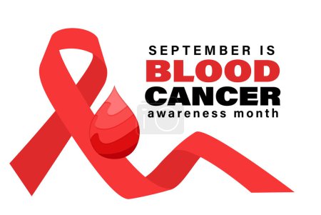 Illustration for Blood Cancer awareness month .Banner and poster design. - Royalty Free Image