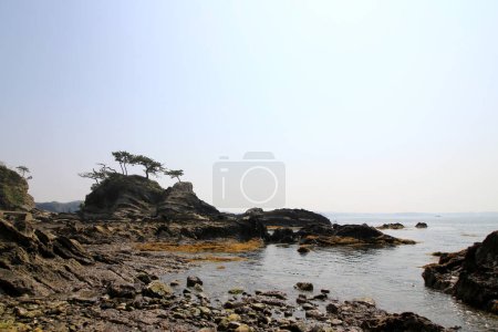 Foto de Hermoso paisaje en JapónArasaki Bentenjima, un lugar pintoresco en la costa de Arasaki en la ciudad de Yokosuka, Prefectura de Kanagawa - Imagen libre de derechos