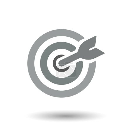 Photo for Target icon. Business success concept. Goal symbol. Vector icon - Royalty Free Image