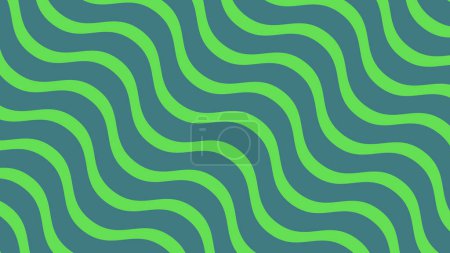 Photo for Abstract line background, Wavy lines on green and blue. Illustration of the green wavy pattern. - Royalty Free Image