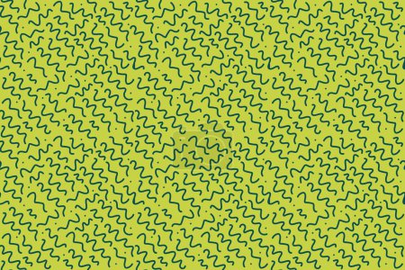Illustration for Seamless abstract handmade pattern background. Decorative design freehand creative paint. Texture greenish element. Vector illustration - Royalty Free Image