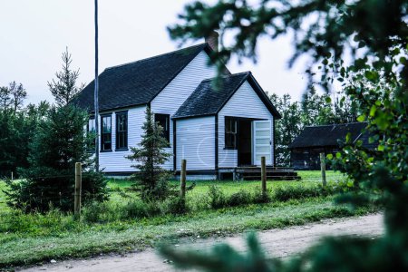 Foto de Alberta, Canadá - 22 de agosto de 2023. Alberta's Ukrainian Cultural Heritage Village - Imagen libre de derechos