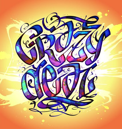 Téléchargez les photos : Bannière web Crazy deal avec lettrage calligraphie dessiné à la main - en image libre de droit