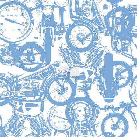 Ilustración de Manijas de máquinas, como motocicletas y motores, - Imagen libre de derechos