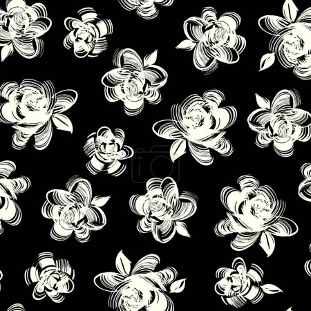 Illustration for Cute floral pattern perfect for textile design, - Royalty Free Image