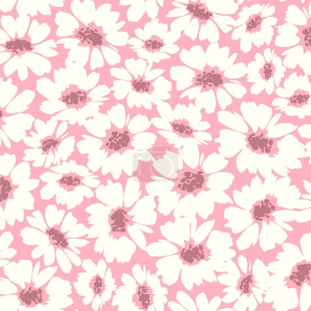 Cute floral pattern perfect for textile design,