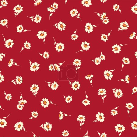 Illustration for Cute floral pattern perfect for textile design, - Royalty Free Image