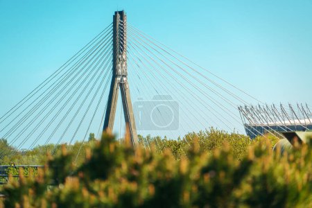 Photo for Swietokrzyski Bridge in Warsaw - Royalty Free Image