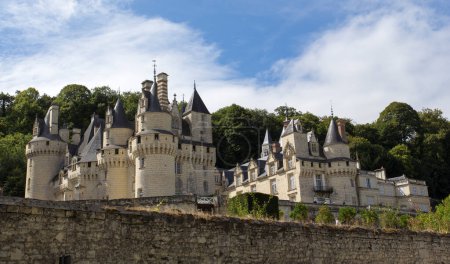 Foto de Usse, Francia - 11 de agosto de 2016: Castillo de Usse en el Valle del Loira, Rigny-Usse, Francia. - Imagen libre de derechos