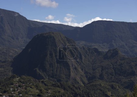Photo for View of a trail in La Reunion, France - Royalty Free Image