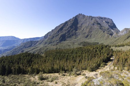 paysage le long de trekking cirque à La Réunion
