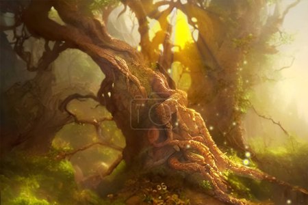 Foto de A very beautiful fantasy tree - Imagen libre de derechos