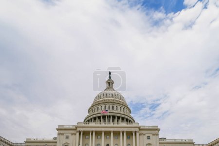 Das Wahrzeichen des Kongressgebäudes der Vereinigten Staaten in DC, USA