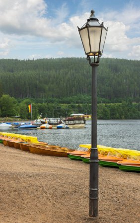Photo for Wooden boats on the shores of Lake Titisee - Royalty Free Image