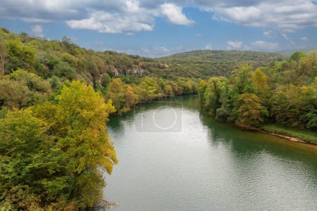 paisajes del río Ain Francia