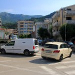 Budva, Montenegro - June 18, 2023: Budva streets, houses and views during summer, Montenegro.