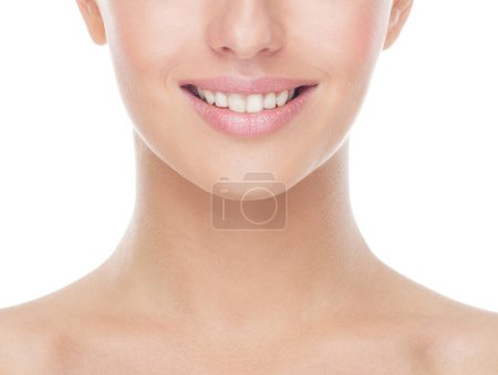 Photo for Beauty portrait of young, attractive and healthy woman. Natural female face. Beauty concept. - Royalty Free Image