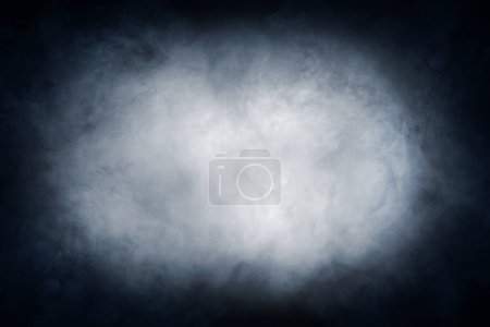 Photo for Abstract smoke texture over black background. Fog in the darkness. - Royalty Free Image