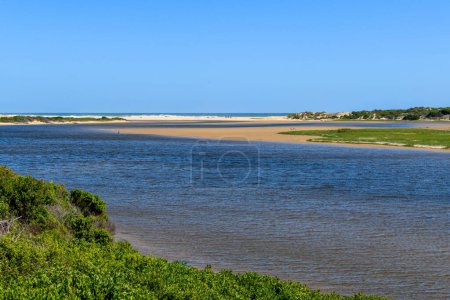 Photo for View at the beach of Buffalo bay on South Africa - Royalty Free Image