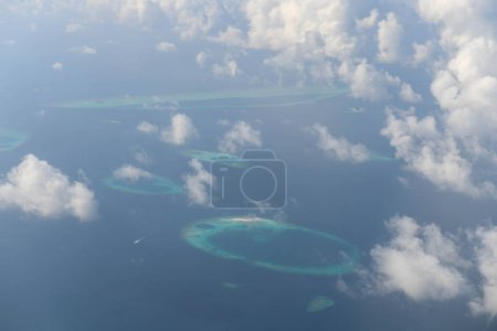 Photo for Overview at Ari atoll on the Maldives - Royalty Free Image