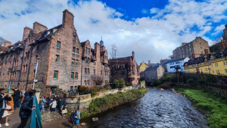 Téléchargez les photos : Édimbourg, Écosse - 30 mars 2024 : vue au village Dean à Édimbourg en Écosse - en image libre de droit