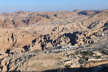 Téléchargez les photos : Vue sur les collines près de Petra en Jordanie - en image libre de droit