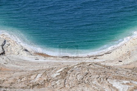 Téléchargez les photos : Paysage à la mer Morte sur la Jordanie - en image libre de droit