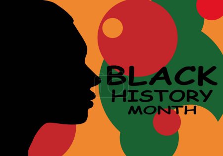 Photo for Black History Month. African American History. Celebrated annual in February in United States and Canada. Poster, card, banner, background. - Royalty Free Image