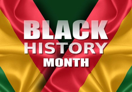 Photo for Black History Month. African American History. Celebrated annual in February in United States and Canada. Poster, card, banner, background. - Royalty Free Image