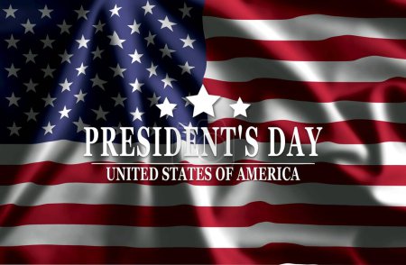 President's Day Background Design. Illustration.