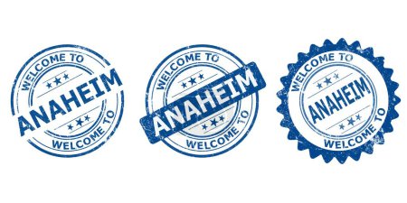 welcome to Anaheim blue old stamp sale