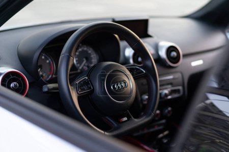 Photo for BOLOGNA, ITALY - AUGUST 2021: Audi S1 interior view. - Royalty Free Image