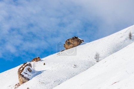 Photo for Valfreda e Fuciade in fassa valley and falcade valley, Trentino Dolomites, alps italian. - Royalty Free Image