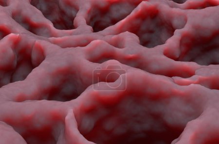 Téléchargez les photos : Lung tissue - closeup view 3d illustration - en image libre de droit